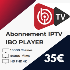 Abonnement IPTV IBO Player